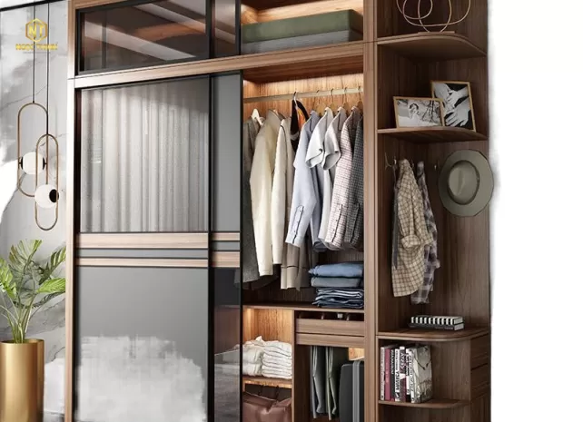 Tủ quần áo mdf chống ẩm, phủ Acrylic